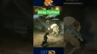 Fighting the Ninja Turtles! #finalfantasy7remakeintergrade #finalfantasy #gaming