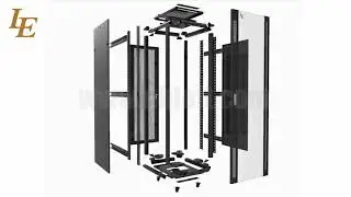 EA-18U - 47U 19 Data Equipment Cabinets Aluminum Frame Mobile Server Rack