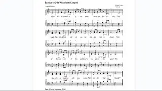 Exodus 19:2-8 When Is'rel Camped