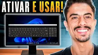 Como ATIVAR E USAR O TECLADO VIRTUAL no PC ou NOTEBOOK!