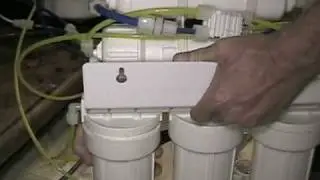 Clean A Reverse Osmosis Filtration System & Ice Line That Is Connected To Your RO Part 6 of 7