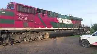 Tren se descarrila en Santa Mar&iacute;a Moyotzingo