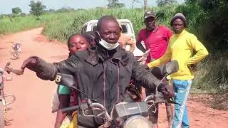 Visite d'inspection du Pr&eacute;sident du Caucus KC L'honorable Pierre NSUMBU sur la route de KIMPANGU 