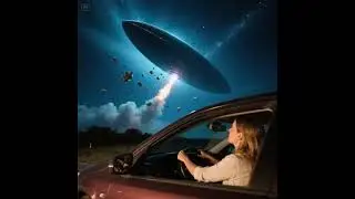 Huge oblong object, launching smaller objects, observed by a woman driving | 3 NUFORC Recordings 76'