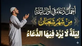 دعاء في اول ليلة من شهر شعبان, دعاء يفتح لك كل الأبواب المغلقة بإذن الله    لا تضيع أجره !