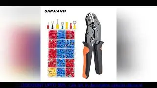 SN-02C Wire Crimping Tool Set Insulated Wire Electrical Connectors Crimp-Butt,Ring,Spade,Terminals C