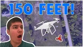 DROPPING A FIDGET SPINNER FROM A DRONE!! **DANGEROUS**