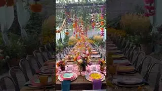 Bold, Flower-Filled Urban Farm Wedding