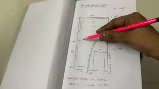 పంజాబీ డ్రెస్ ప్యాంటు మార్కింగ్ with drawing