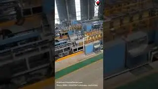 Square tube induction quenching and tempering machine #inductionfurnace  #tubeinductionheattreatment