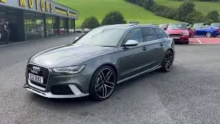 2014 AUDI RS6 AVANT 4.0 TFSI in Daytona Grey with Carbon for sale Castle Motors