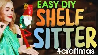 How to Make a Sitting Christmas Gnome with Dangling Legs 🎄 Craftmas 🎄