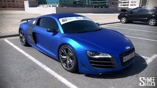 Audi R8 GT Satin Chrome Blue - Onboard Ride and Sounds