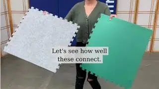 What happens when you connect Premium Foam Mats with Royal Interlocking Carpet Tiles?