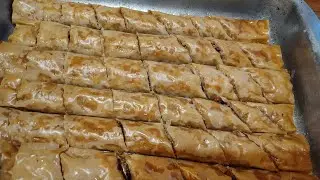 احلي صنيه جلاش بالمكسرات #food 