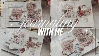 Journaling my cozy vintage travel dreams 🌸 #BulletJournal #JournalingWithMe
