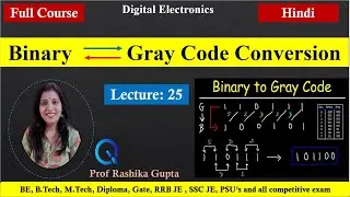 #25  Binary to Gray Code Conversion & Vice-versa