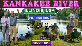 KANKAKEE RIVER FISHING. #travel #adventure #chicago #america #MIRZASHAHIDKHAN #fishing URDU-HINDI 