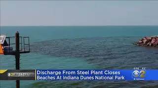 Dark Cloud In Lake Michigan Shuts Down Beaches At Indiana Dunes National Park