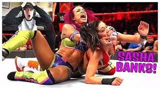 NON WWE FAN REACTS TO SASHA BANKS FOR THE FIRST TIME!