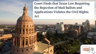 Federal Trial Begins for Texas Senate Bill 1 Lawsuit