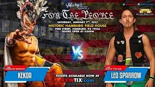 01/07/23: AXW Presents FOR THE PEOPLE - Kekoa vs. Leo Sparrow
