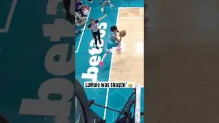 LaMelo ran over the line 😅