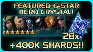 OPENING 400K+ SHARDS OF THE NEW 6-STAR FEATURED CRYSTAL | QUICK OPENING | MCOC