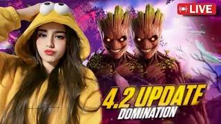 Bgmi 4.2 New Update Domination 🤯Girl Live Stream🔥Girl Live| Yoonaislive🤯#BGMILivestream #gameplays