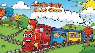Little Train Choo Choo 🚂🎵 | Fun Kids Song About Trains & Vehicles | Happy Tales & Tunes