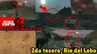 Red Dead Redemption - Segundo Tesoro encontrado🐴🤠 Río del Lobo🏞🐺💰