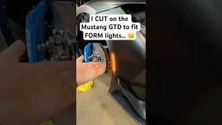 Mustang GTD - FORM Lighting установка боковых габаритных фонарей!
