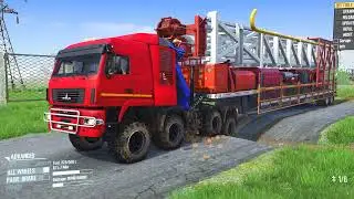 New Situation Spintires Mudrunner Mod Truck | Driver Skills Gameplay | Game Daily26 #mudrunner