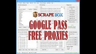Scrapebox Proxies - how to scrape google passed proxies with scrapebox