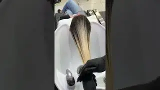 Flawless Blonde Balayage For Middle Aged Woman #shorts