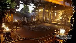 Monk Dojo | Scenery Demo | Beneos Animated DnD TTRPG Foundry VTT Maps and Sceneries