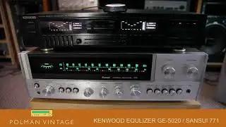 KENWOOD EQULIZER GE 5020   SANSUI 771