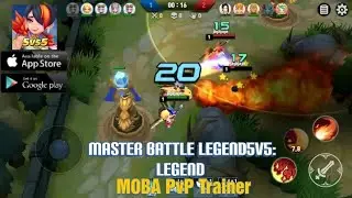 Masters Battle League 5v5:Legend MOBA PvP Trainer - Gameplay(android/IOS)