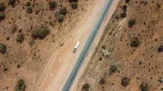 Drone view of the Nullarbor - November 8th, 2021