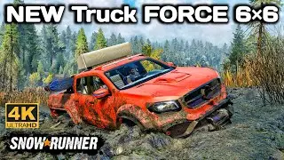 New Truck FORCE 6&times;6 In SnowRunner Season 16 #snowrunner #truck #offroad 