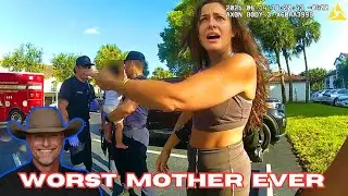 Mom Fights Police After Endangering Her Baby