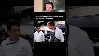 That one time Gordon Ramsey made Pad Thai for a Thai Chef 😂#humor #chef #cooking #reaction