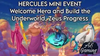 Welcome Hera, Build the Underworld & Unlock Zeus | Hercules Event | Disney Magic Kingdoms #disney