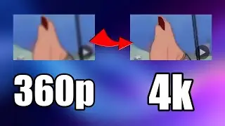 how to upscale any video up to 𝟰𝗸 𝟮𝟰𝟬𝗳𝗽𝘀 for free (PC locally)