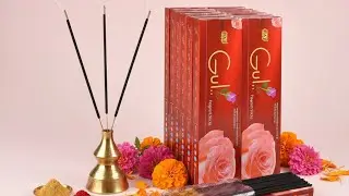 Gul Fragrant Sticks 🌸 Long-Lasting Rose Aroma Fill Your Space with Rose Bliss, Pure Rose Fragrance
