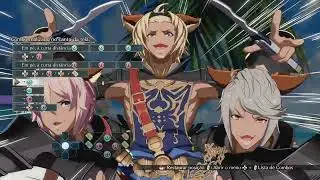Combo Practice (Trials) - Lowain - Granblue Fantasy Versus: Rising - Technical Inputs Only