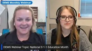 DEMS Special Webinar - Fairfax County 9-1-1 Call Center and National 9-1-1 Education Month!