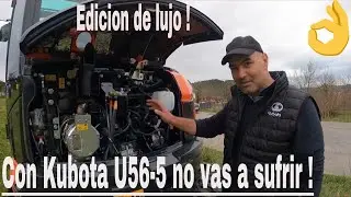 EXCAVADORA KUBOTA U56-5-EXCAVACION y MOVIMIENTOS de TIERRAS !