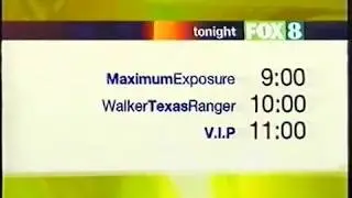 FOX8 | Lineup & Foxtel/Austar Ident - (June 2003)