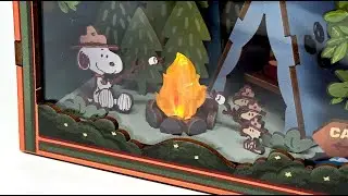 Snoopy Beagle Scout Book Nook Kit - Snoopy Finds | CollectPeanuts.com